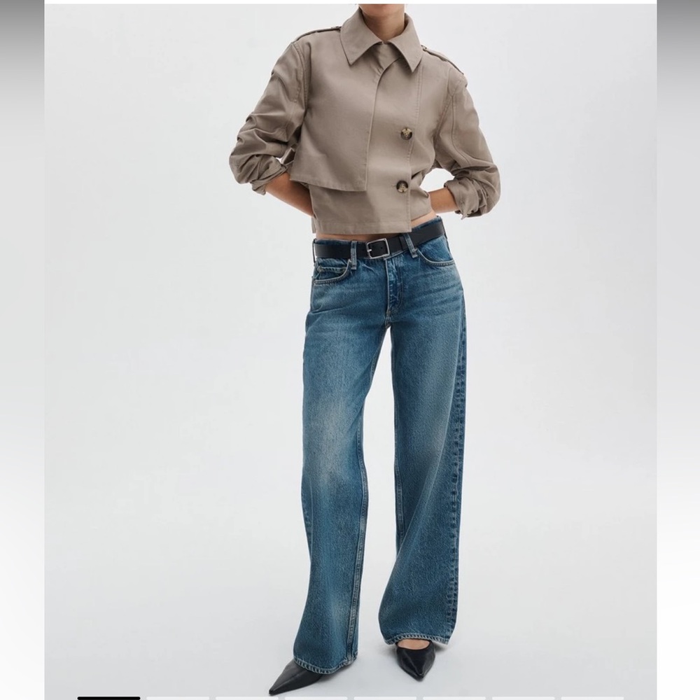 Rag & Bone Saige Relaxed Straight Jeans.